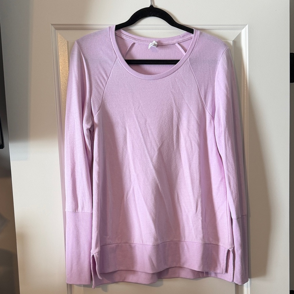Tek Gear Soft Pink Ribbed Top